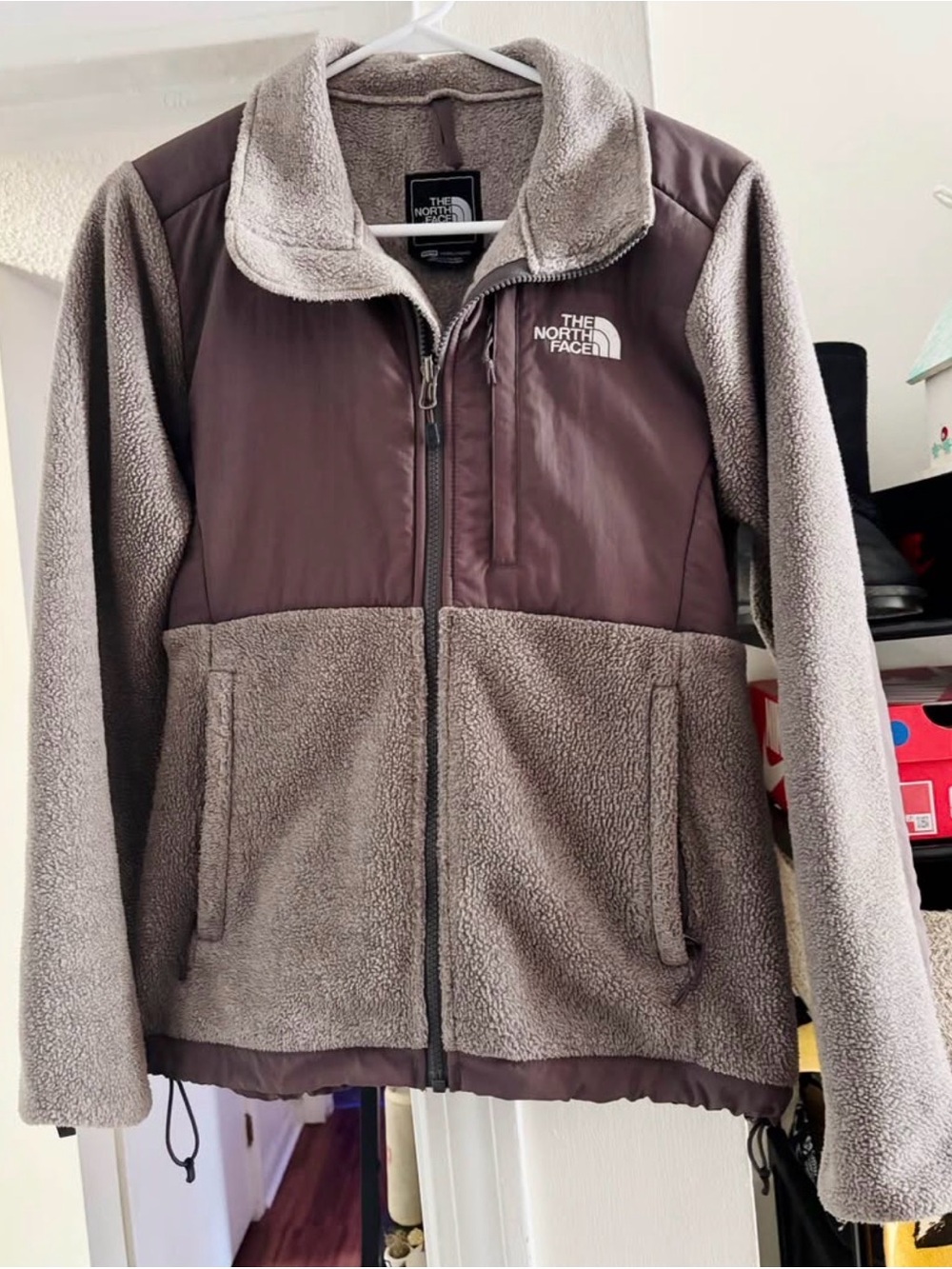 The North Face Gray Denali Fleece Jacket